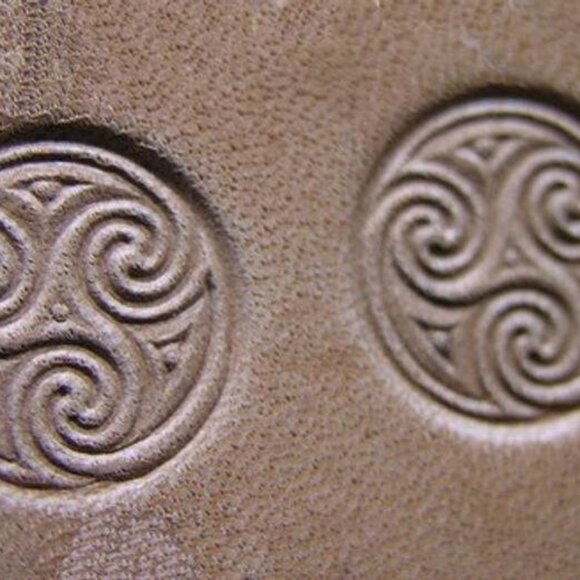 Celtic Viking Elf Elven rune runes triple spiral shield warrior pendant token